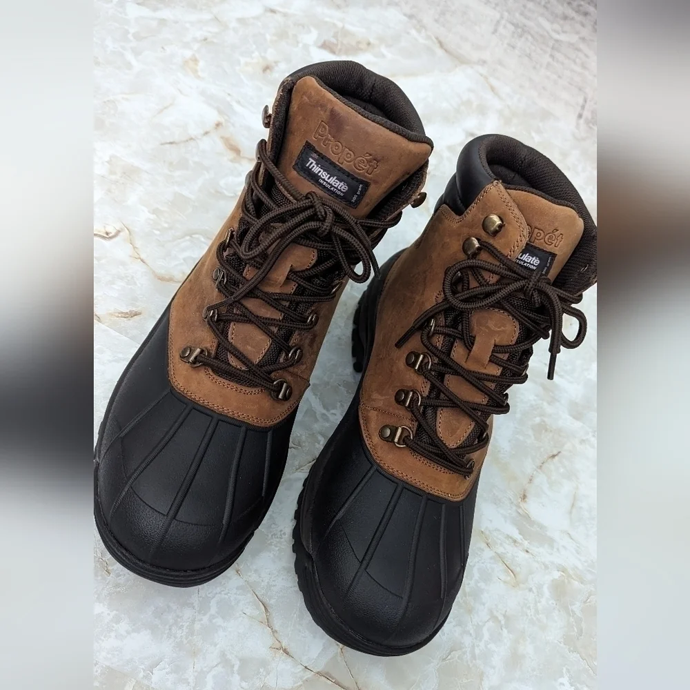 Propet Men's Leather Blizzard Mid Lace Boot Size 13 M(D)